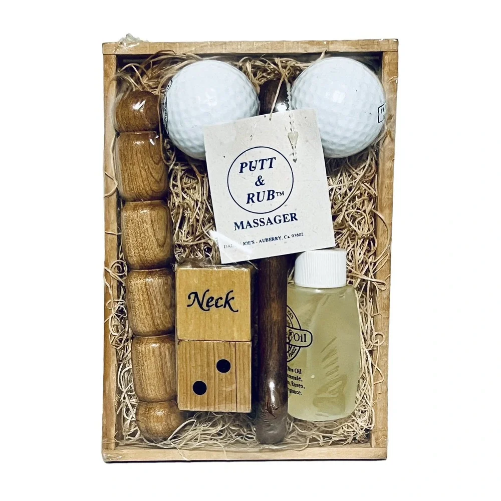 Putt & Rub Golf Ball Body Massager-Great Father's Day, Golfer's Gift - NEW